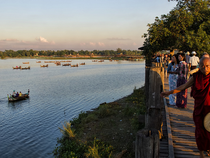 Mandalay, Myanmar: U-bein Bridge